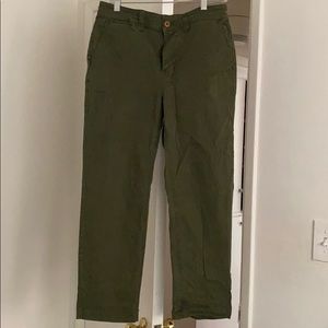 Army green pants